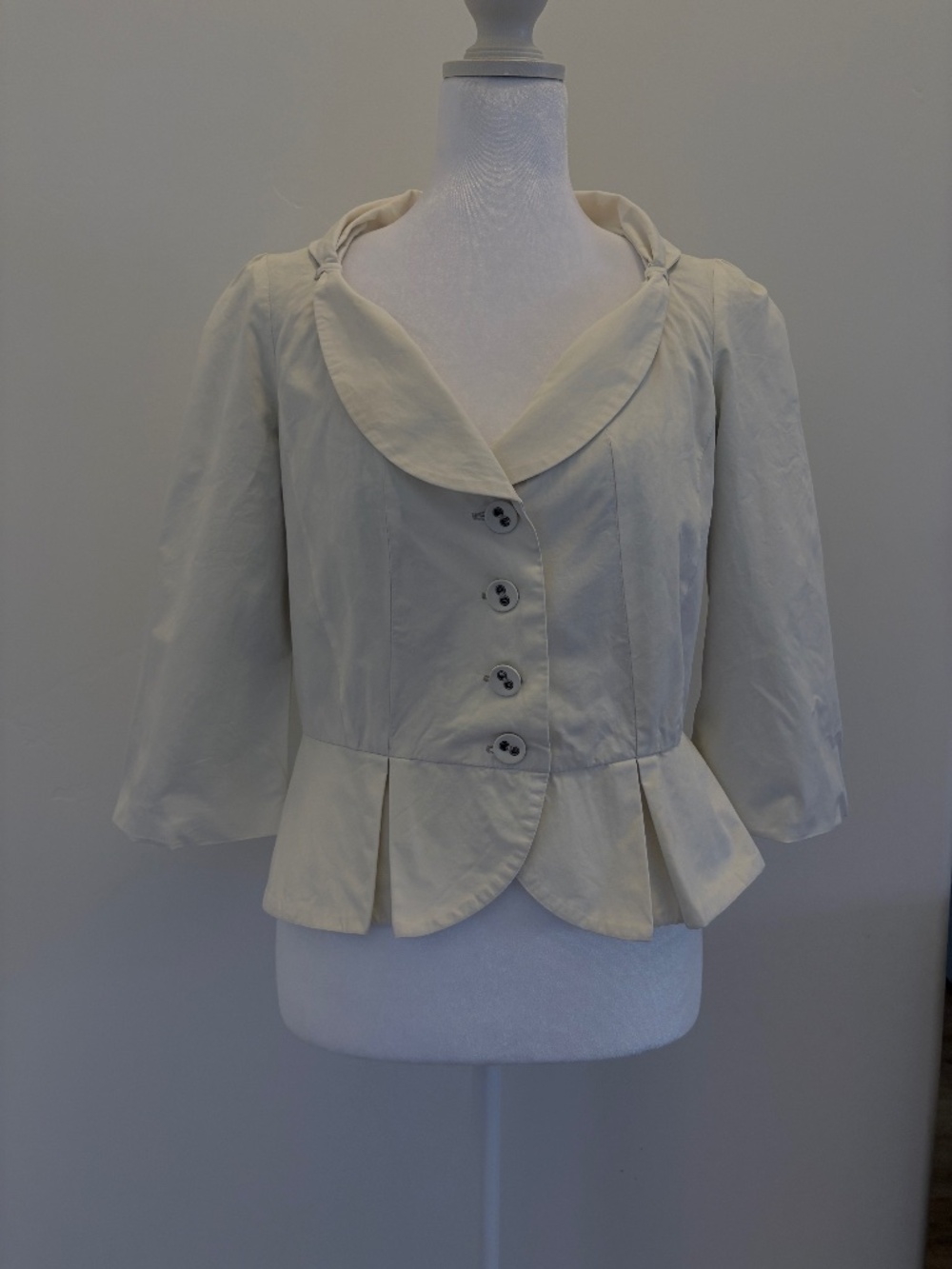 Hei Hei mid-sleeve cropped jacket